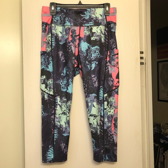 Pants - Colorful Leggings size XL with Pockets